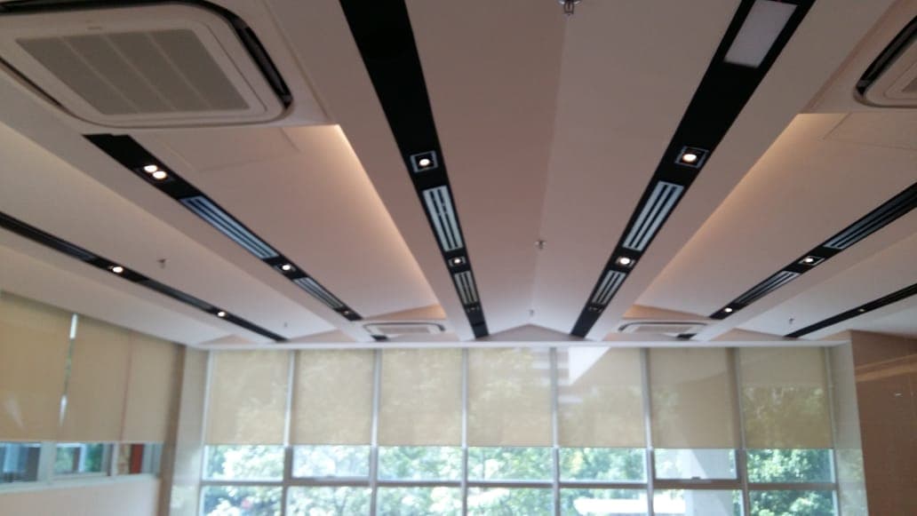 Corporate building plaster ceiling design KL