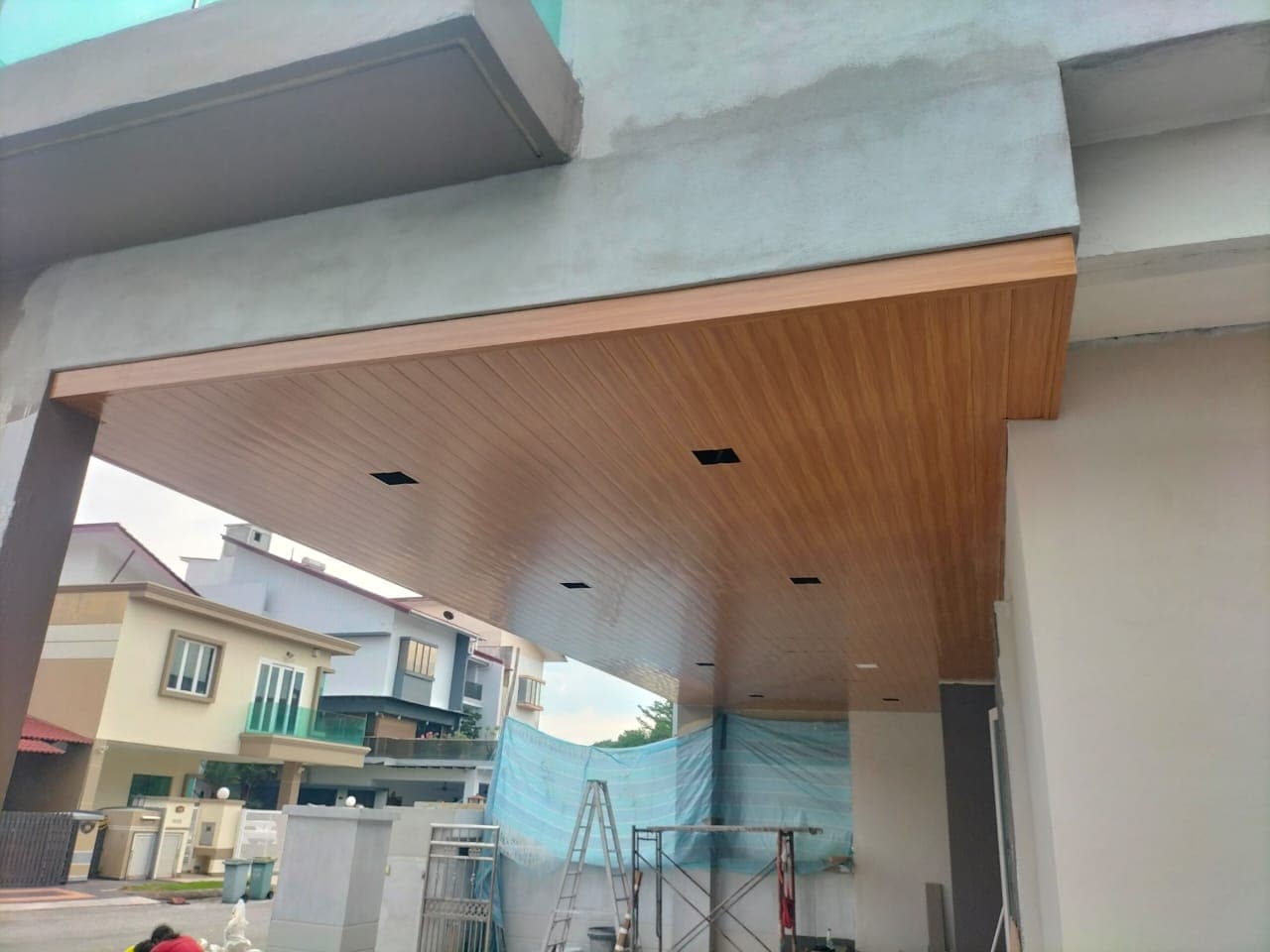 Custom plaster ceiling design for landed house Selangor